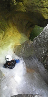 Canyon du Pont du Diable dans les Bauges
