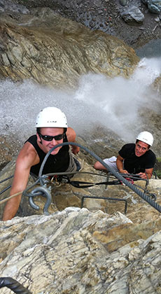 La via ferrata d’Aussois encadrée par un guide de haute montagne